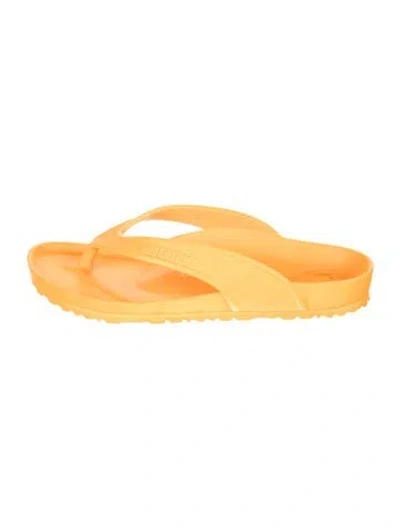 Pre-owned Birkenstock Rubber In Orange