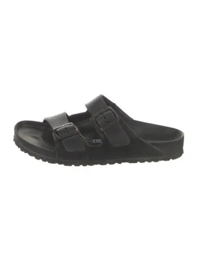 Pre-owned Birkenstock Rubber Sandals In Black
