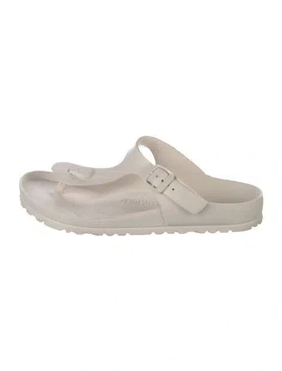 Pre-owned Birkenstock Rubber Sandals In Neutral