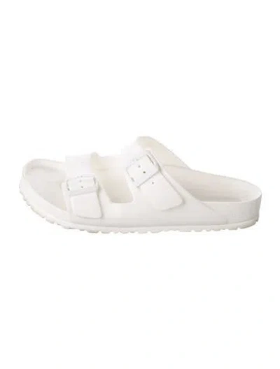 Pre-owned Birkenstock Rubber Sandals In White