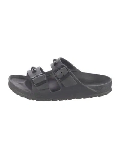 Pre-owned Birkenstock Rubber Slides In Gray