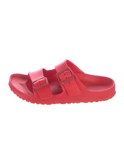 Pre-owned Birkenstock Rubber Slides In Pink