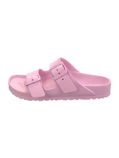Pre-owned Birkenstock Rubber Slides In Pink
