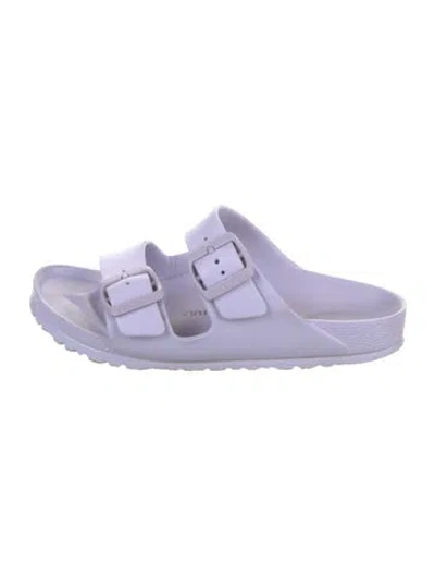 Pre-owned Birkenstock Rubber Slides In Purple