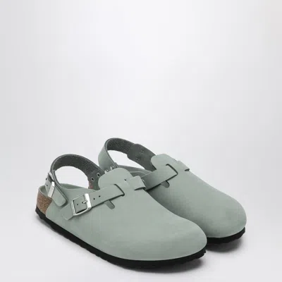 BIRKENSTOCK SAGE COLOURED SUEDE TOKYO SLIPPER