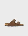 Birkenstock Sandal Arizona Soft Footbed Suede Leather Ljusbrun