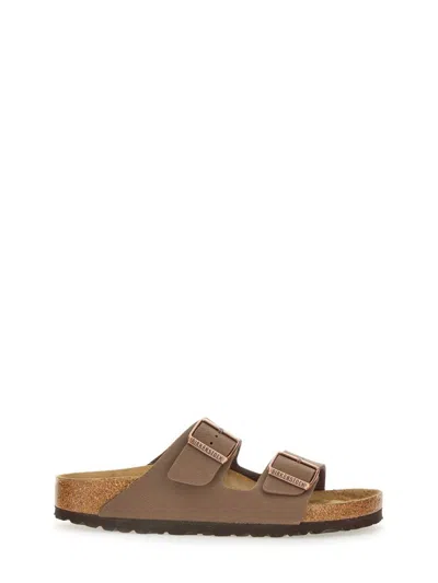 Birkenstock Buckle Slippers In Brown