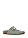 Birkenstock Slipper Florida Colour Pure Sage In Grey