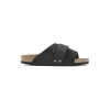 Birkenstock Sandal For Man 1022566 Kyoto Black In Black
