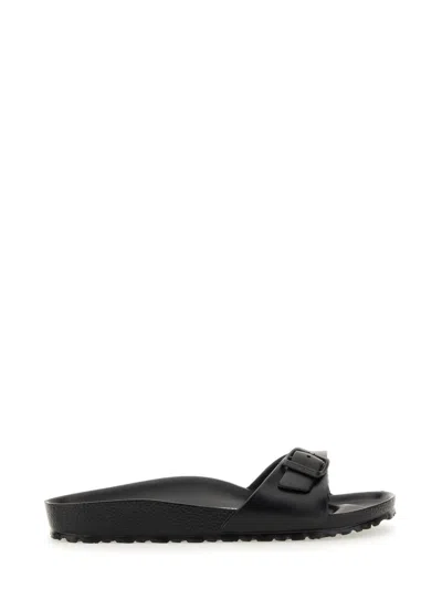 Birkenstock Madrid Big Buckle Sandals In Black