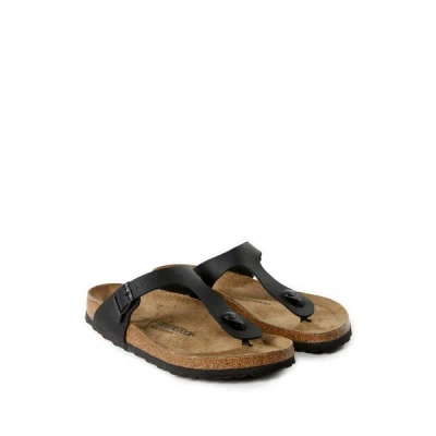 Birkenstock Ramses Wire Buckle Leather Sandals In Black