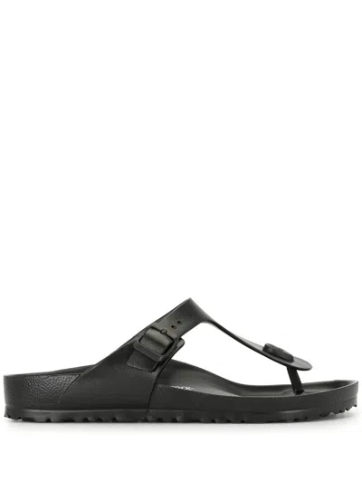 Birkenstock Gizeh Rubber Sandals In Black Eva