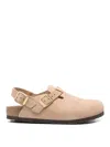 Birkenstock Nubuk Leather Tokio Clog Shoes