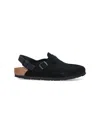 Birkenstock Tokio Leather And Fur Slippers