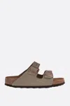 Birkenstock Arizona Slippers In Grey Suede