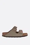 Birkenstock Arizona Slippers In Grey Suede