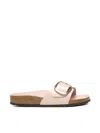 Birkenstock Madrid Big Buckle High Shine Sandals Light Rose