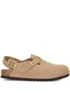 Birkenstock Nubuk Leather Tokio Clog Shoes