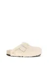 Birkenstock Boston Shearling Clogs Shoes In Multi