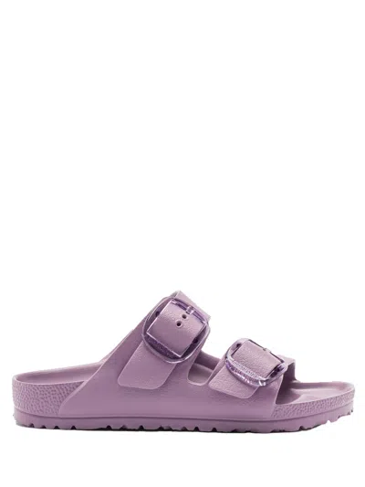 Birkenstock Arizona Big Buckle Rubber Slides In Purple
