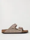 Birkenstock Arizona Slides Narrow Fit In Beige