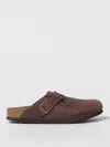 Birkenstock Boston Oiled Sabot In Habana Leather In Brown