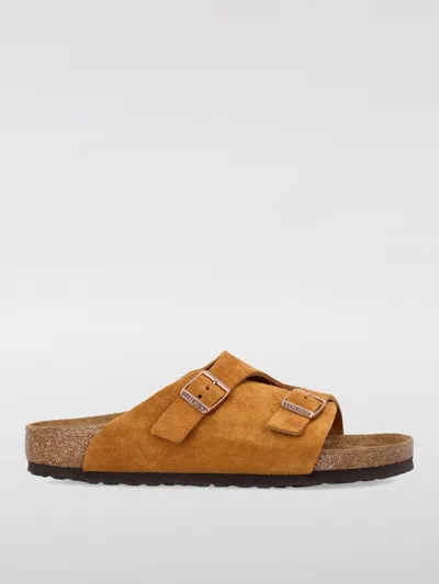 Birkenstock Zürich Buckled Slip-on Sandals In 棕色