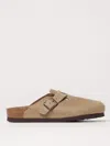 Birkenstock Taupe Soft Footbed Boston Clogs In Natural
