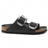 Birkenstock Arizona Big Buckle Slip-on Sandals In Black