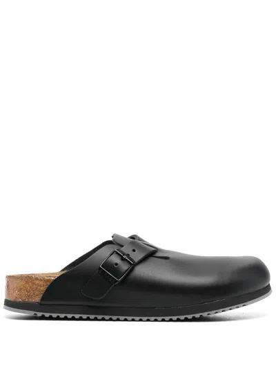 Birkenstock Closed-toe Moulded Mules In Black