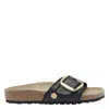 Birkenstock Madrid Buckle-detail Sandals In Black