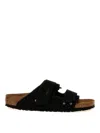 Birkenstock Uji Suede Sandals In Black