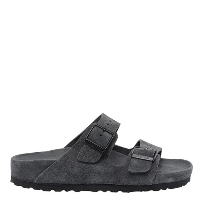 Birkenstock Double Strap Open Toe Sandals In Gray