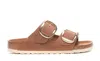 Birkenstock Womens Cognac Hex Arizona Big Buckle Leather Sandals Eur 37 / 4 Uk In Brown