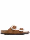Birkenstock Arizona Buckle Sandals In Brown