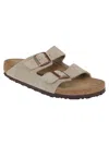 Birkenstock Arizona Soft Slide Sandal In Brown
