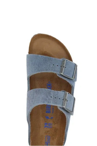 Birkenstock Sandals In Dusty Blue