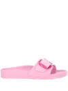 Birkenstock Madrid Big Buckle Eva Slipper With Buckle In Fondant Pink