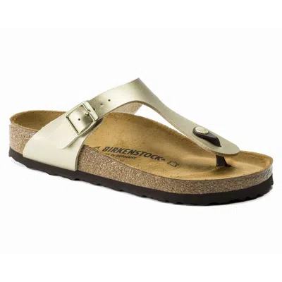 Birkenstock Sandals In Gold