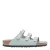 Birkenstock Florida Flex Platform Slide Sandal In Green