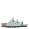 Birkenstock Florida Flex Platform Slide Sandal In Green