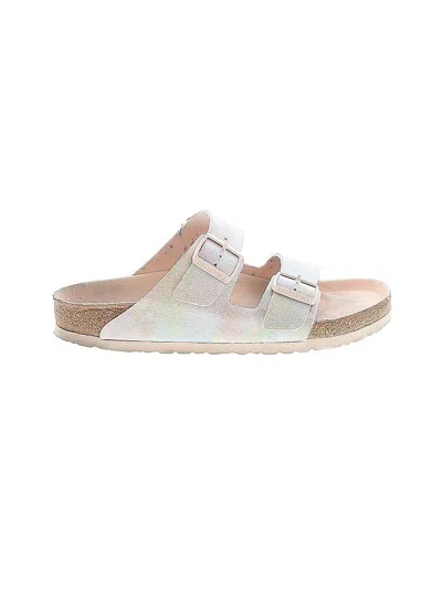 Pre-owned Birkenstock Sandals In Green