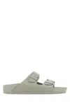 Birkenstock Sandals Strappy Textured Sole In Grey