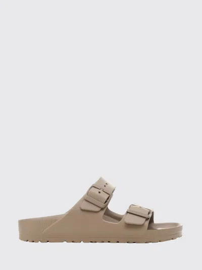 Birkenstock Arizona Essentials Slide Sandal Gray Taupe In Brown