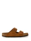 Birkenstock Arizona Slides Narrow Fit In Mink