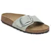 Birkenstock Madrid Big Buckle Slide Sandal In Mint Green