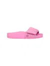 Birkenstock Quilted Open Toe Heel Sandals In Pink