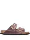 Birkenstock Sandals Arizona Big Buckle In Purple