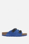 Birkenstock Kyoto Sandals Desert Buck Indigo Blue 44 In Ultra Blue