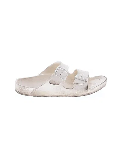 Pre-owned Birkenstock Kids' Sandals In White